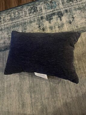 Blue gray pillow